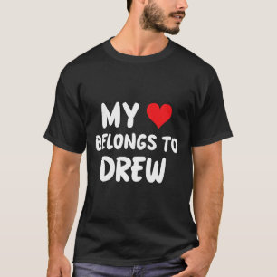 T-shirt Drew - Mon Coeur Appartient Au Rêve - Amour