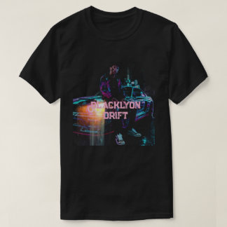 T-Shirt Drift racing black Lyon 53