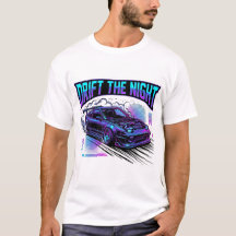 T-shirt Drift The Night voiture JDM | Neon Street