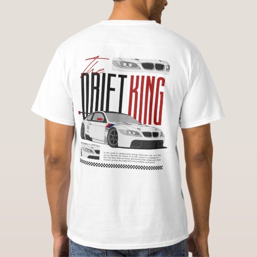 T-shirt Drifting Machine – Speed & Smoke t shirte  (Dos)