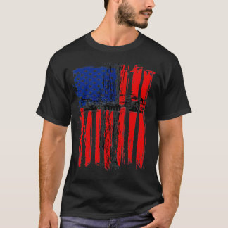 T-shirt Drill Baby Drill American Flag Oil And Gas Oilfie