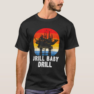 T-shirt Drill Drill Bébé Drill Huile d'huile d'ordures de