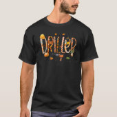 T-shirt Driller Leopard Plaid Pilgrim Casquette Automne Th (Devant)