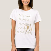 T-shirt Drink champagne (Devant)