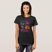 T-shirt Drink Up Witches Wine  Drinking Halloween Costume (Devant entier)