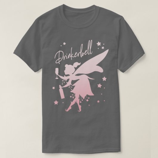 T-shirt Drinkerbell Boire Funny Fairy Women Party (Design devant)