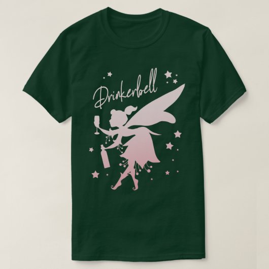 T-shirt Drinkerbell Boire Funny Fairy Women Party (Design devant)