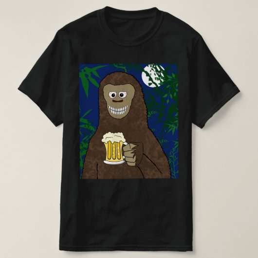 T-shirt Drinkin Bigfoot (Design devant)