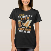 T-shirt Drinking Team Cornhole Problem Cornhole player (Devant)