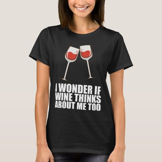 T-shirt Drinking Wine  Partying  Alcohol (Devant)