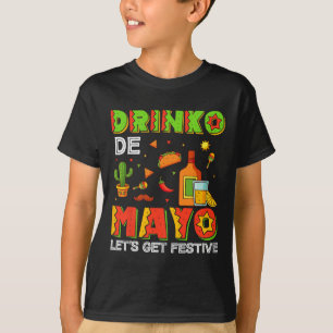 T-shirt Drinko De Mayo Festive Cinqo De Mayo Hommes