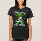 T-shirt Drinks Well With Others Funny St Patricks Day Beer (Devant)