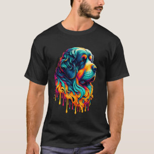 T-shirt Dripping Paint Art Grand Münsterländer Munsterland