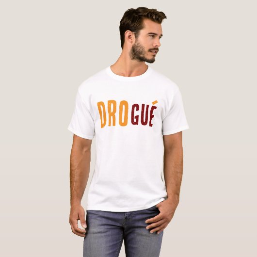 T-shirt drogué (Devant entier)