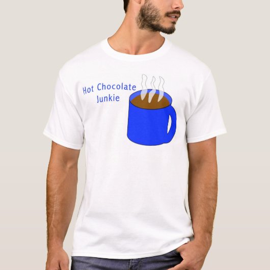 T-shirt Drogué de chocolat chaud (Devant)