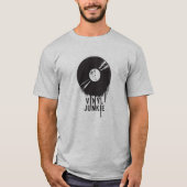 T-shirt Drogué de vinyle (Devant)