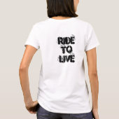 T-shirt Drogue du choix BMX (Dos)