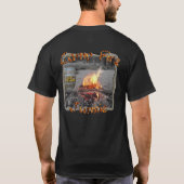 T-shirt Drogué du feu de camp (Dos)