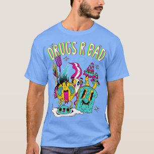 T-shirt Drogue R Bad Trippy Breakfast