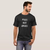 T-shirt DROGUES de CARLINS PAS - pièce en t noire (Devant entier)