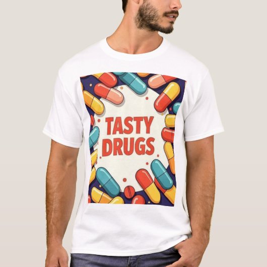 T-shirt Drogues Savoureuses (Devant)