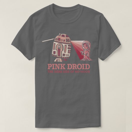 T-shirt Droïde rose (Design devant)