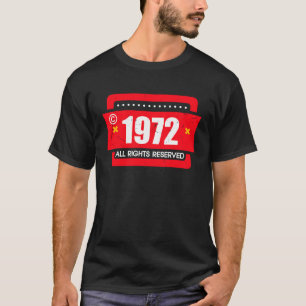 T-shirt droit 1972 All Rights Reserve