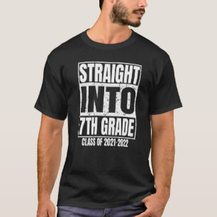 T-shirt Droit à la 7e année Graduation 2021 2022 Sept