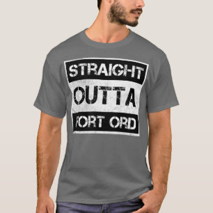 T-shirt Droit À L'Extérieur Fort Ord Monument National Vin