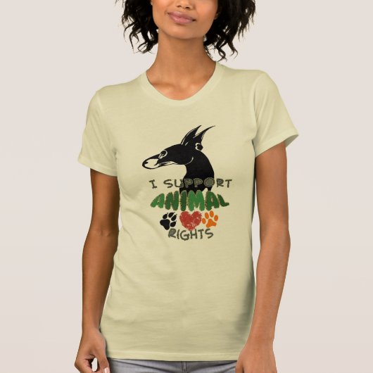 T-shirt droit animal (Devant)