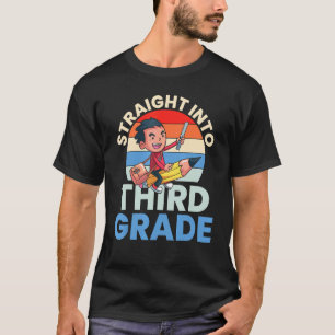 T-shirt Droit dans la troisième qualité mignon 3ème classe