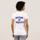 T-shirt Droit de la physique (Dos entier)