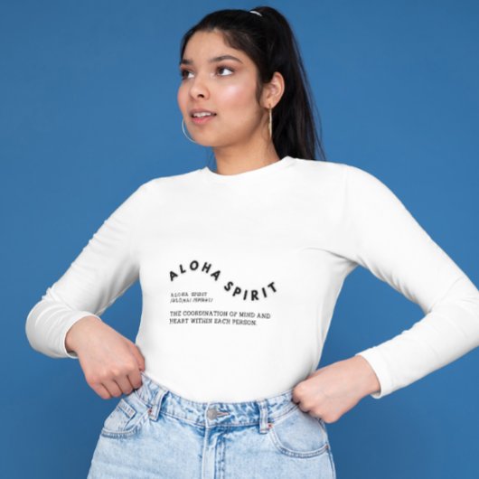 T-shirt Droit de l'Esprit Aloha Hawaii Surfer Vacation Che