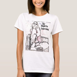 T-shirt Droit de soutenir des bras