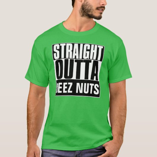 T-SHIRT DROIT DEEZ NUTS (Devant)