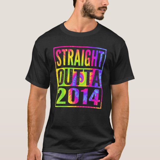 T-shirt Droit devant 2014 8e anniversaire pour lui (Devant)