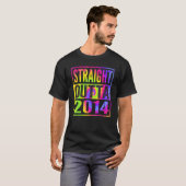 T-shirt Droit devant 2014 8e anniversaire pour lui (Devant entier)
