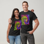 T-shirt Droit devant 2014 8e anniversaire pour lui (Unisexe)