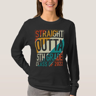 T-shirt Droit devant 5e année Grand diplôme