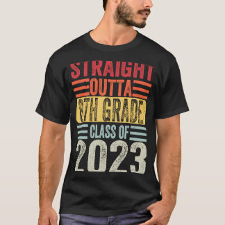 T-shirt Droit devant 8e année 2023 8e année Graduat