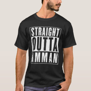 T-shirt Droit devant Amman Funny Amman