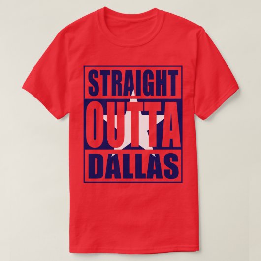 T-shirt Droit devant Dallas (Design devant)