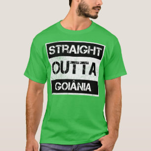 T-shirt Droit devant Goinia Brésil Vintage déprimé si