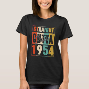 T-shirt Droit devant juin 1954 Vintage Hommes Femmes {B]th
