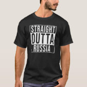 T-shirt Droit devant la Russie (Devant)