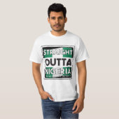 T-shirt Droit devant le Nigeria (Devant entier)