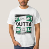 T-shirt Droit devant le Nigeria (Devant)