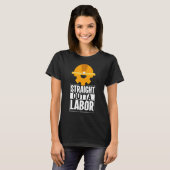 T-shirt Droit devant le syndicat du travail Forte Joyeuse  (Devant entier)