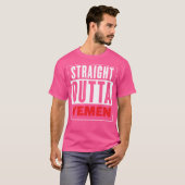 T-shirt Droit devant le Yémen (Devant entier)