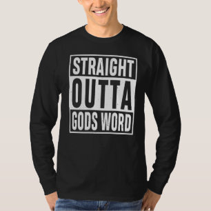 T-shirt Droit devant les dieux Parole drôle Religion Jésus